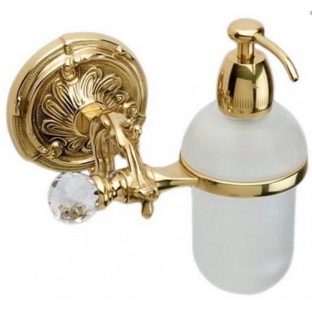 Дозатор жидкого мыла Art Max Barocco Crystal AM-1788-Do-Ant цвет античное золото ➦