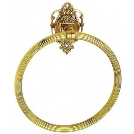 Полотенцедержатель кольцо Art Max Impero AM-1231-Do-Ant цвет античное золото ➦