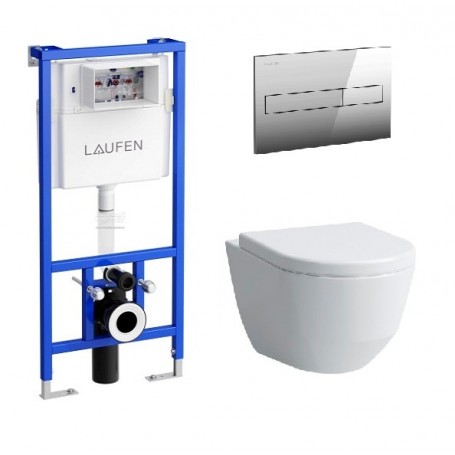 Инсталляция Laufen с унитазом Laufen Pro New 8.2095.6.400.000.1