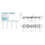 Душевой водоотводящий желоб Alpen Klasic/Floor ALP-350K 350 мм