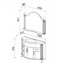 Мебель для ванной Белюкс Ария 140 в бежевом цвете -