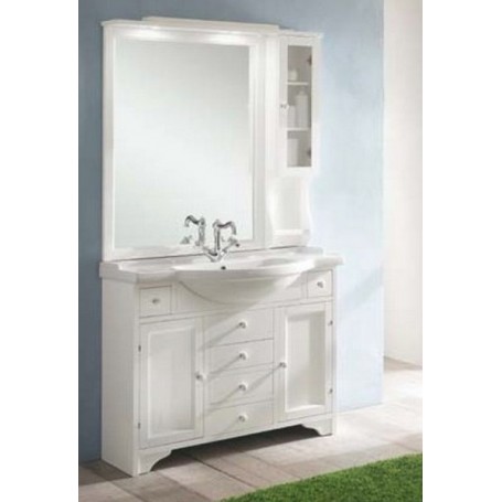 Мебель для ванной Eban Eleonora 105 в цвете bianco decape ➦ Vanna-retro.ru