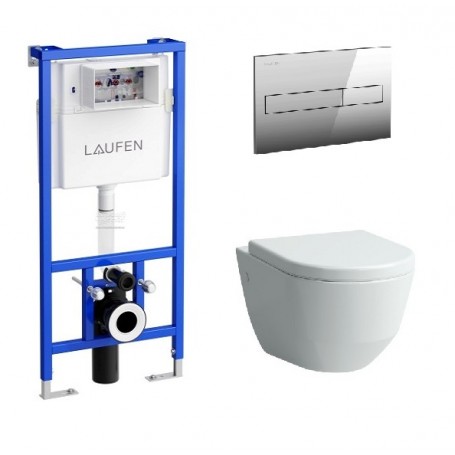 Инсталляция Laufen с унитазом Laufen Pro Rimless 8209650000001