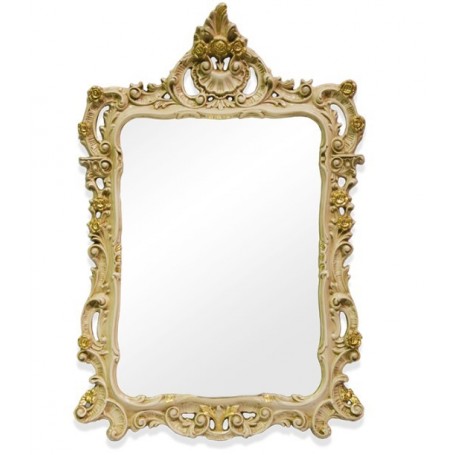 Зеркало Tiffany World, TW02002avorio/oro, цвет рамы слоновая
