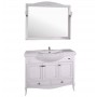 Мебель для ванной АСБ Салерно 105 цвет белый / патина серебро