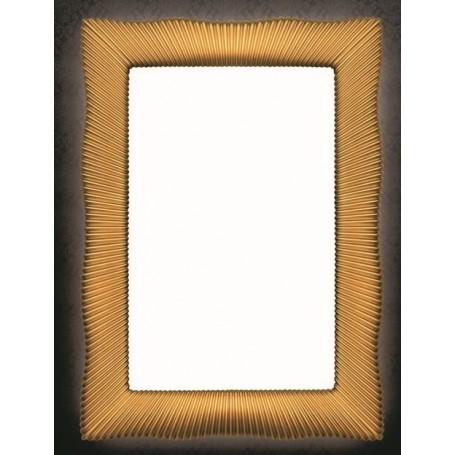 Зеркало Armadi Art 521 с подсветкой цвет золото 80х120 см -