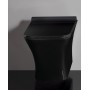 Унитаз подвесной CeramaLux TR 2024-18 чёрный глянец, с сидением