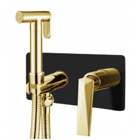 Гигиенический душ Boheme Venturo 387-B чёрный / золото
