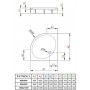 Поддон акриловый Radaway Patmos A 100х100 4S11155-03