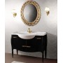 Мебель для ванной Белюкс Бари 110 в черном цвете -