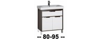 Мебель для ванной в классике размер от 80 до 95 сантиметров