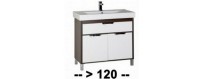 Современная мебель для ванной от 120 и более см на выгодных условиях