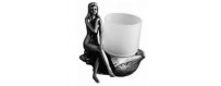 Аксессуары для ванной Art Max Juno в цвете состаренное серебро купить в Москве